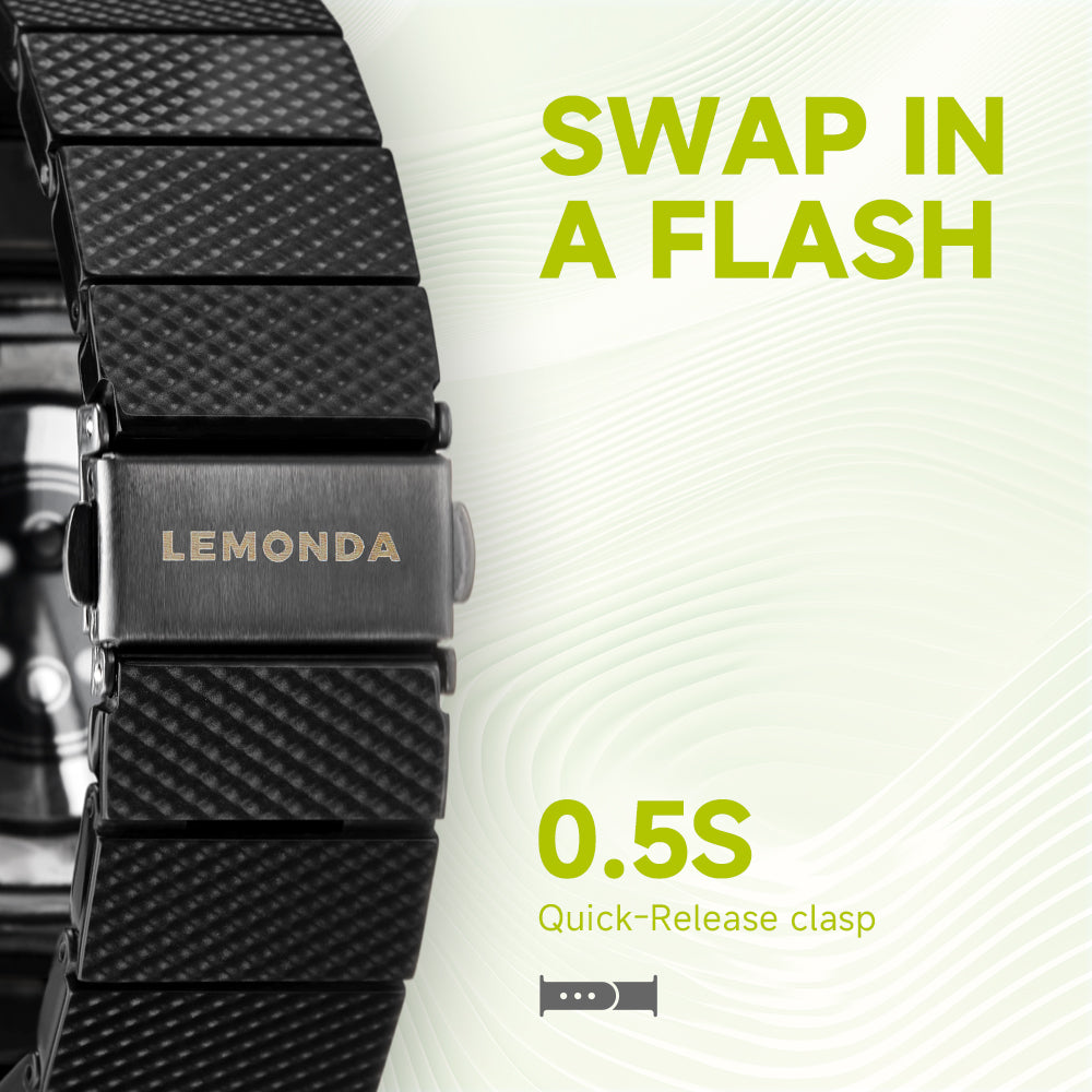 Terra - CarbonGlow Resin Watch Strap