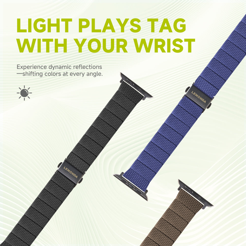 Terra - CarbonGlow Resin Watch Strap