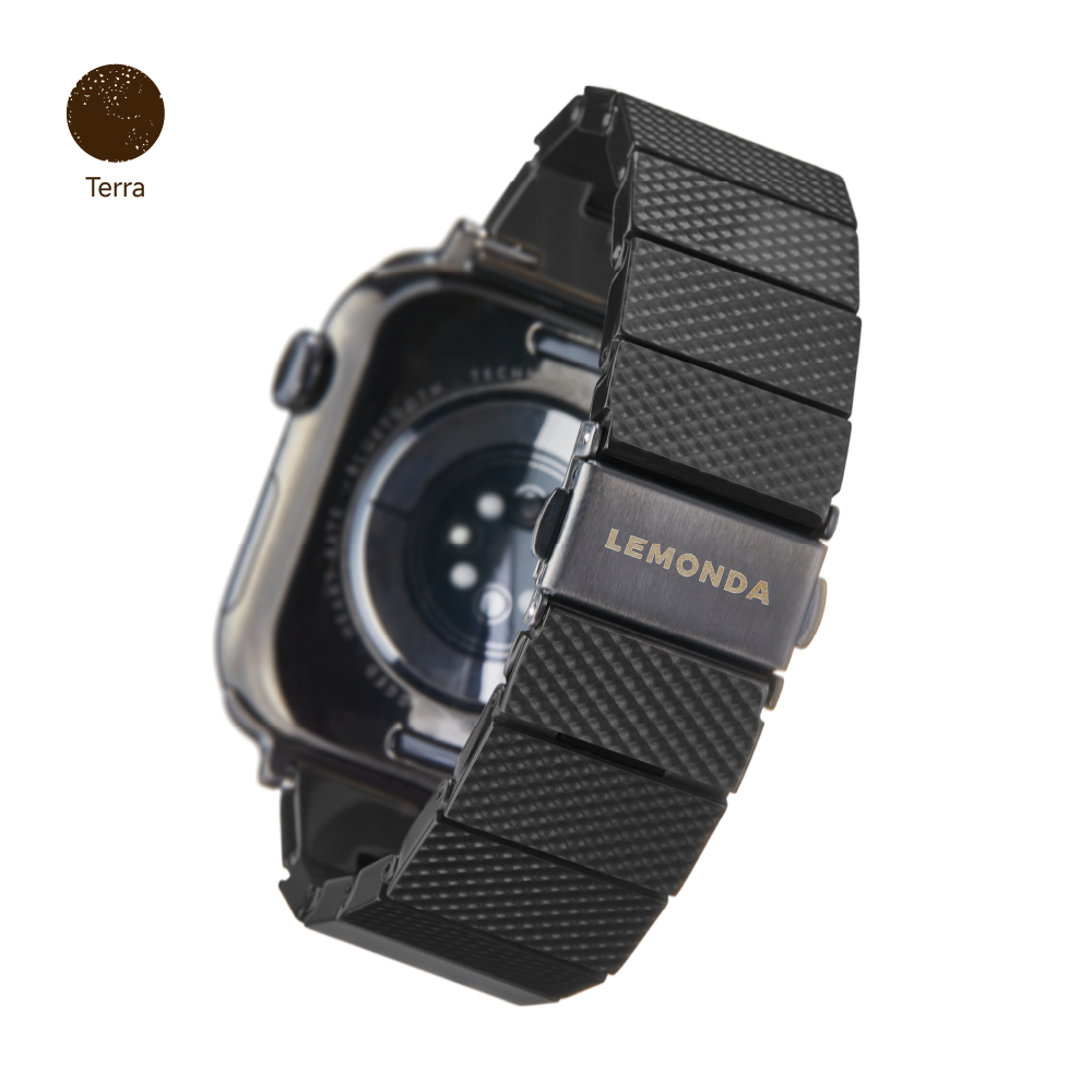 Terra - CarbonGlow Resin Watch Strap