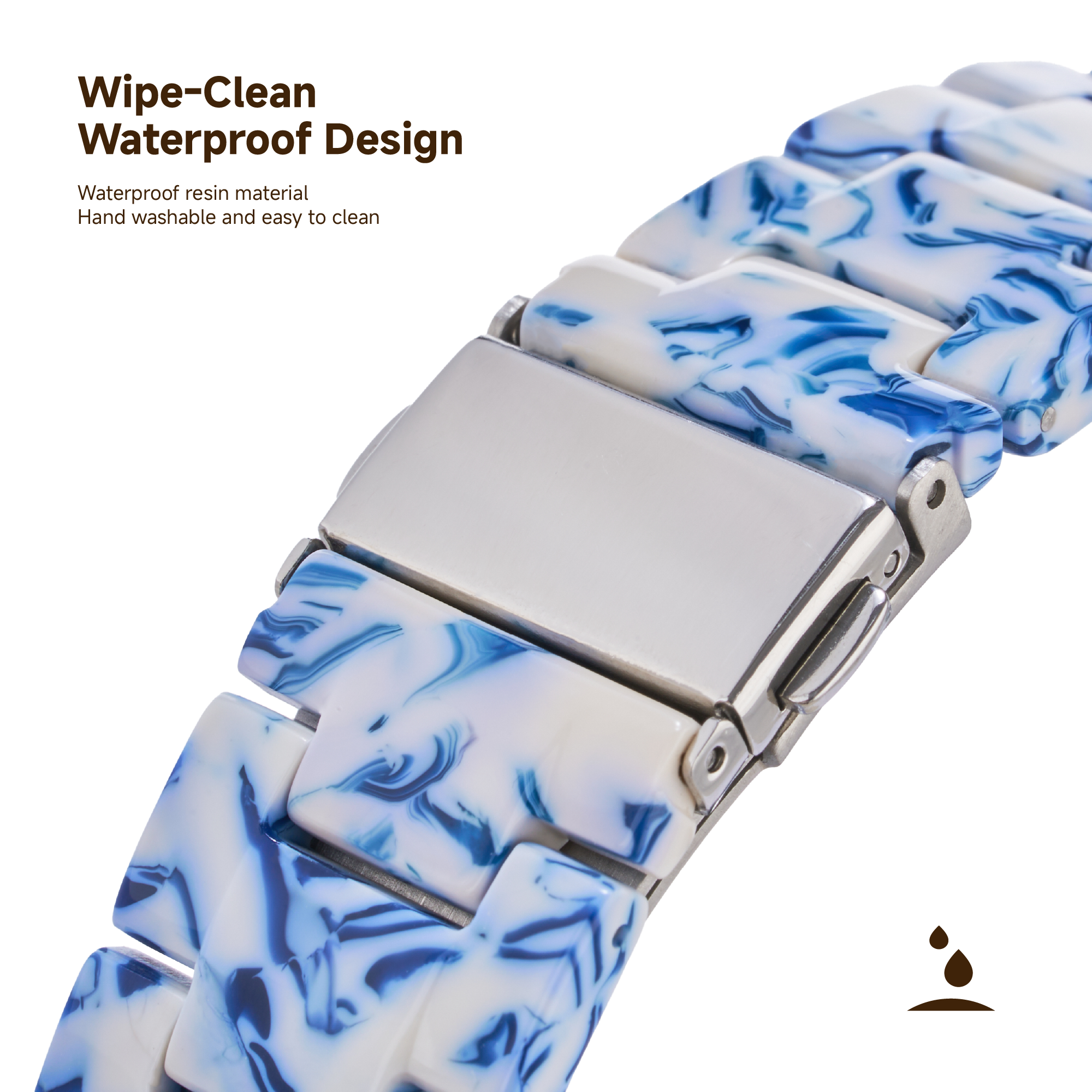 Terra - Resin Folding Clasp Strap