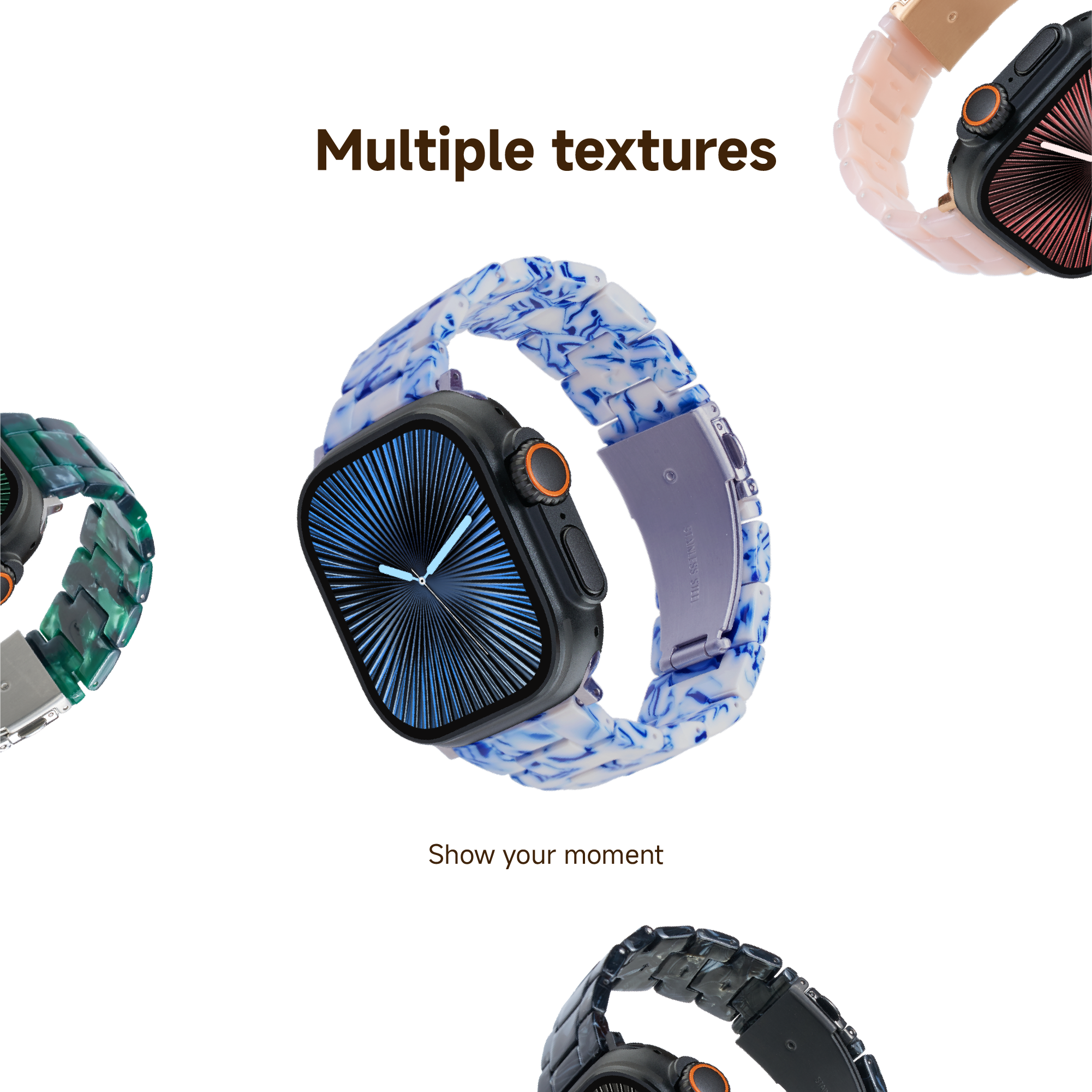 Terra - Resin Folding Clasp Strap
