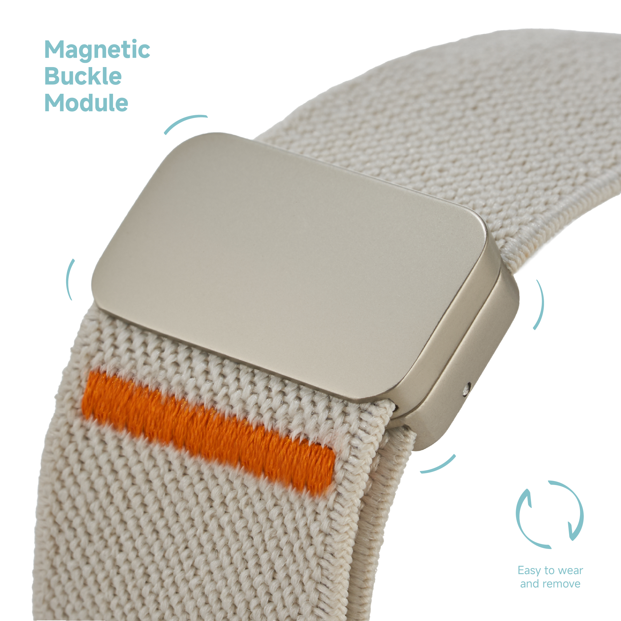 Breeze - Elastic Woven Magnetic Strap