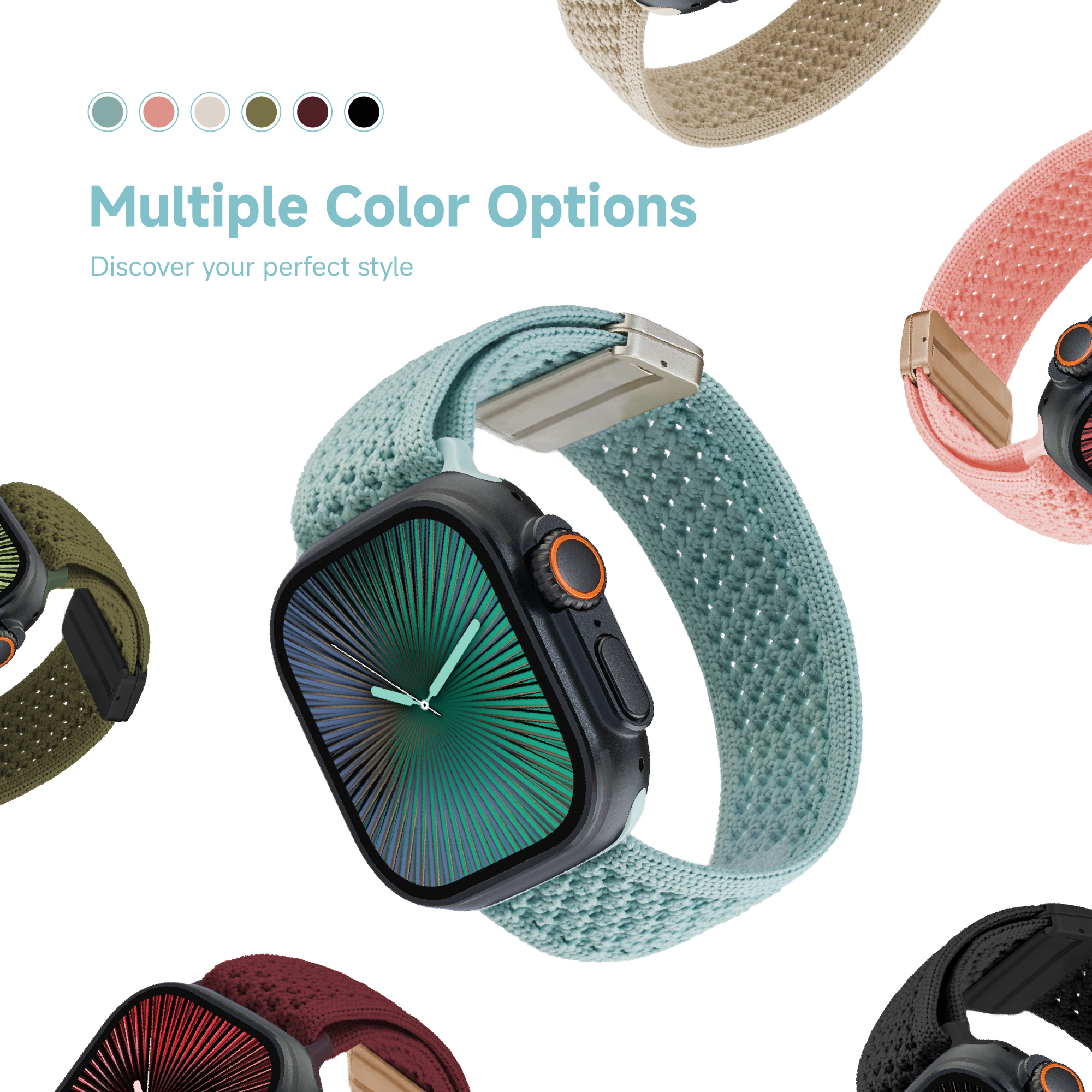 Breeze - Mesh Knit Magnetic Strap