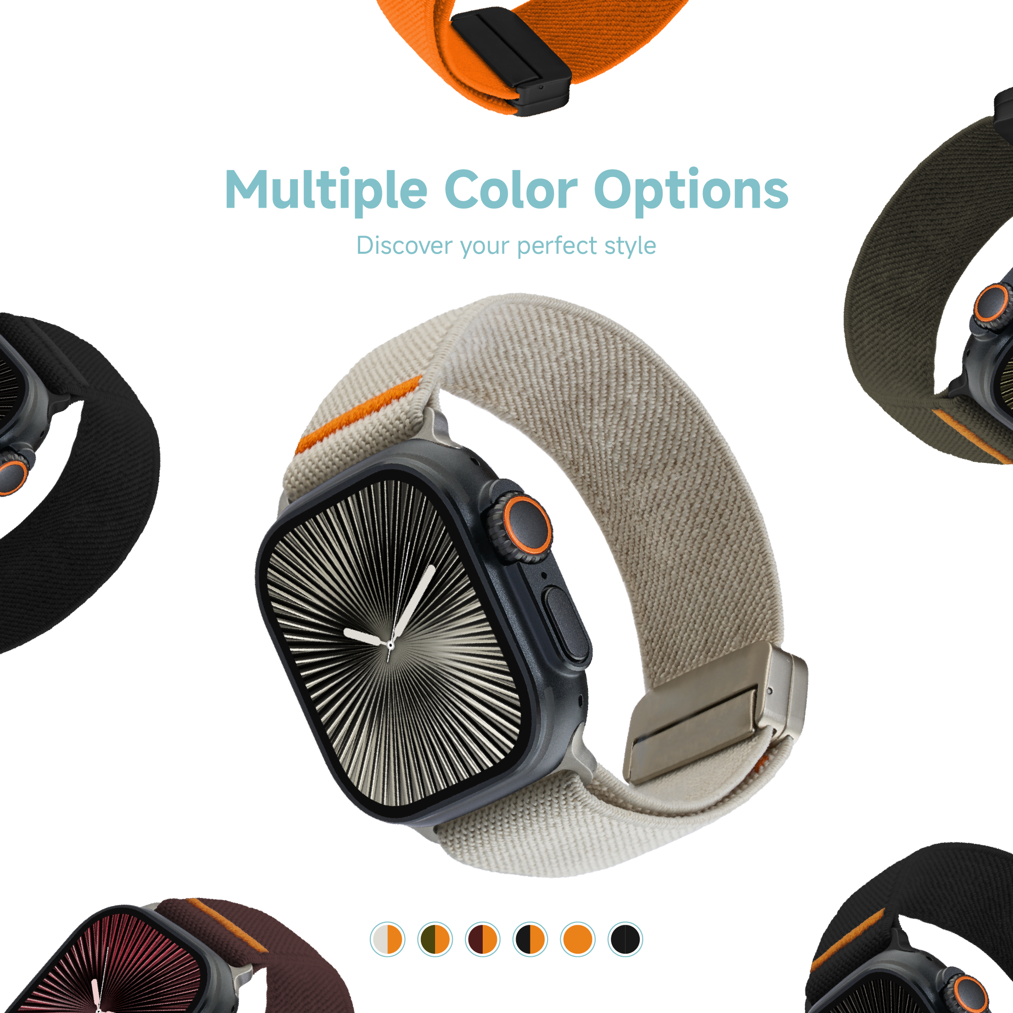 Breeze - Elastic Woven Magnetic Strap