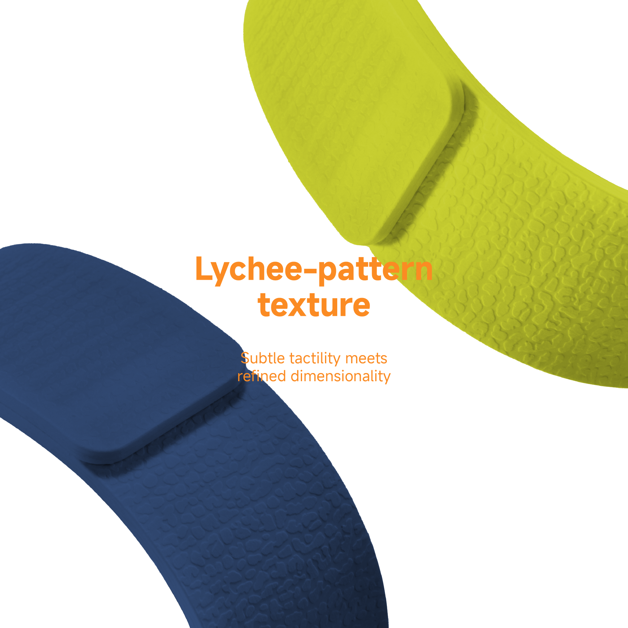 SkinFit - Lychee-Textured Silicone Magnetic Strap