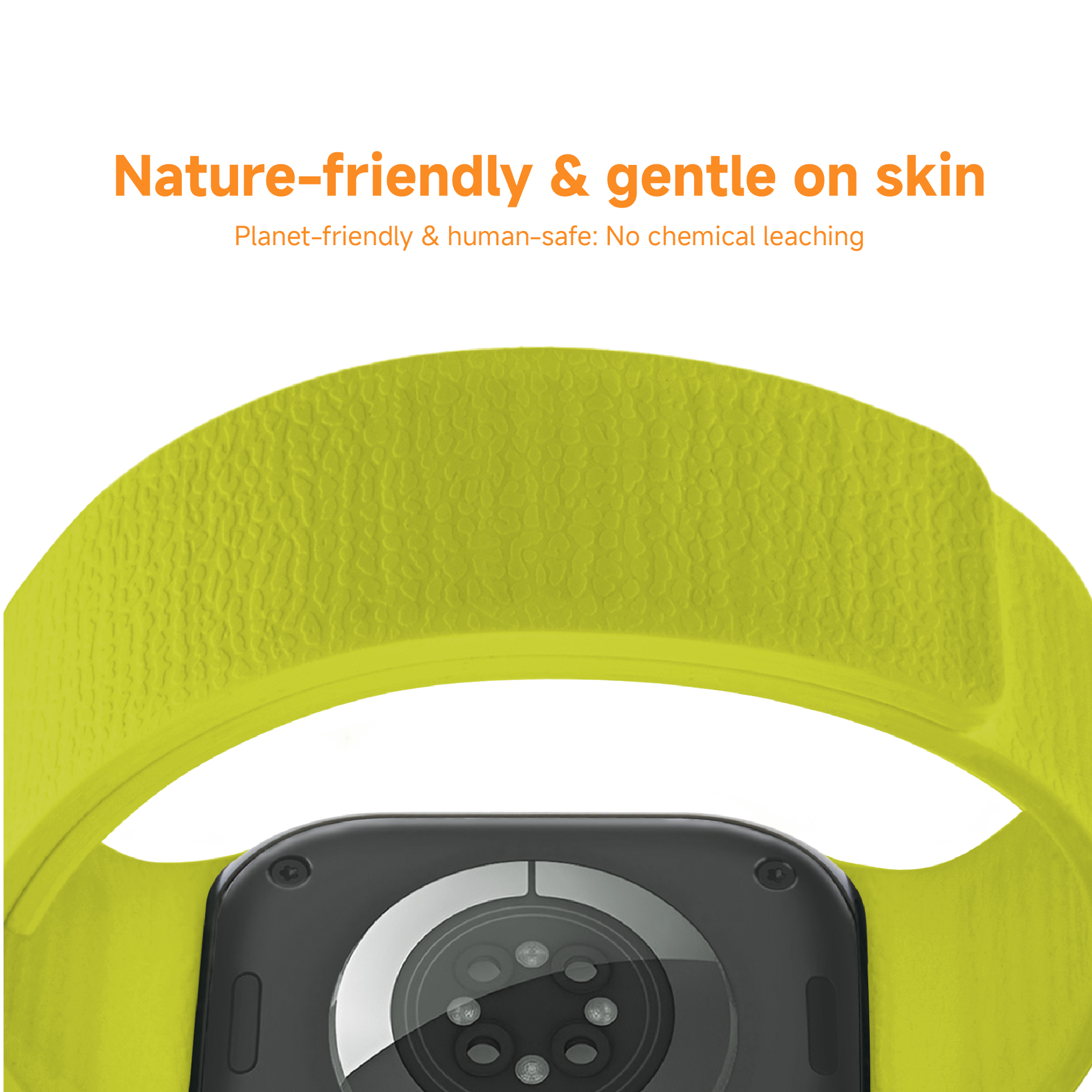 SkinFit - Lychee-Textured Silicone Magnetic Strap