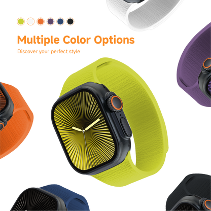 SkinFit - Lychee-Textured Silicone Magnetic Strap