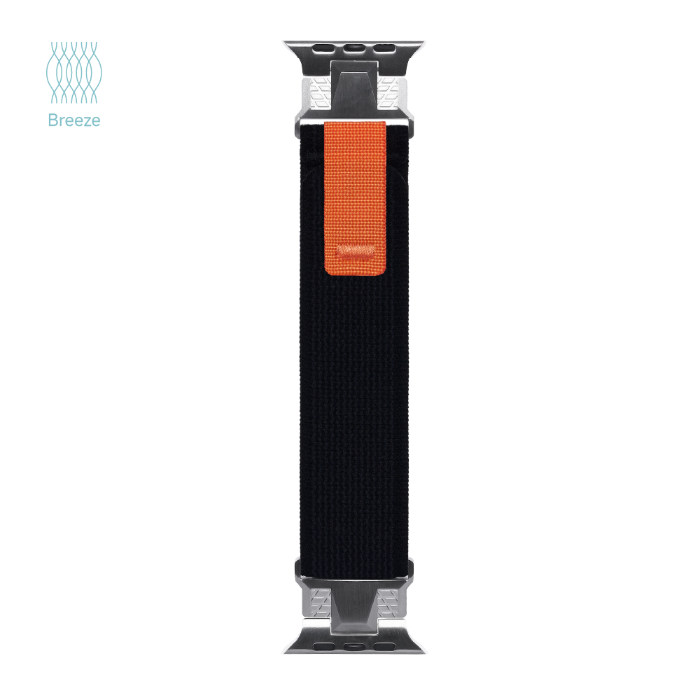 Breeze - Metallic Style Woven Velcro Strap