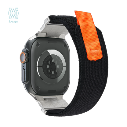 Breeze - Metallic Style Woven Velcro Strap