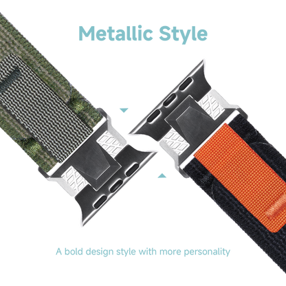 Breeze - Metallic Style Woven Velcro Strap