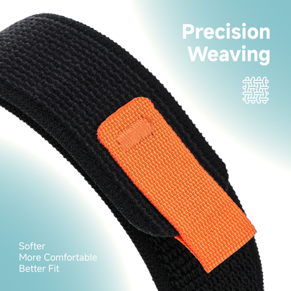 Breeze - Metallic Style Woven Velcro Strap