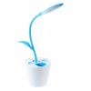 Picture of LEMONDA Sapling Pen Holder Touchable LED Desk Lamp with 3 Brightness Eye-protective - Blue