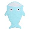 Picture of LEMONDA Shark Bites Baby Sleeping Bag Newborn Sacks Swaddling Blanket - Blue