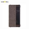 Picture of LEMONDA Cloth Skin Smart View Window Mobile Phone Case for Huawei Mate 9 Pro / Mate 9 Porsche Design - Brown